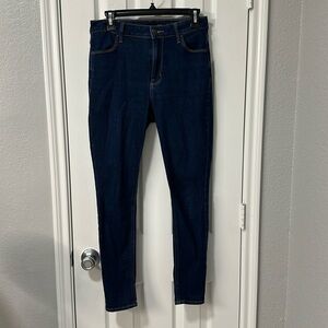 Old Navy high-rise super skinny dark jeans